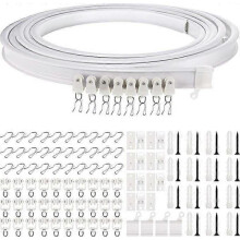 5 Meters Bendable Ceiling Curved Curtain Track Flexible Ceiling Curtain