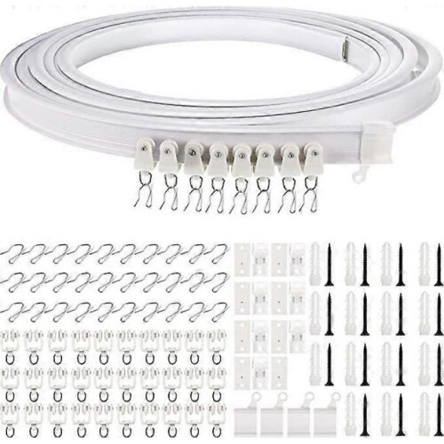 5 Meters Bendable Ceiling Curved Curtain Track Flexible Ceiling Curtain