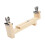 Solid Wood Bracelet Weaving Rack Adjustable Length Portable 22.3x8.8cm 14