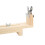 Solid Wood Bracelet Weaving Rack Adjustable Length Portable 22.3x8.8cm 10
