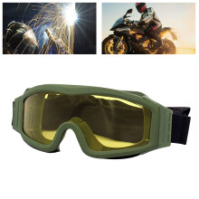 Militärische Schutzbrille Explosionsgeschützt, PC-Schockfestigkeit, Brille für Ballerschießen und Outdoor