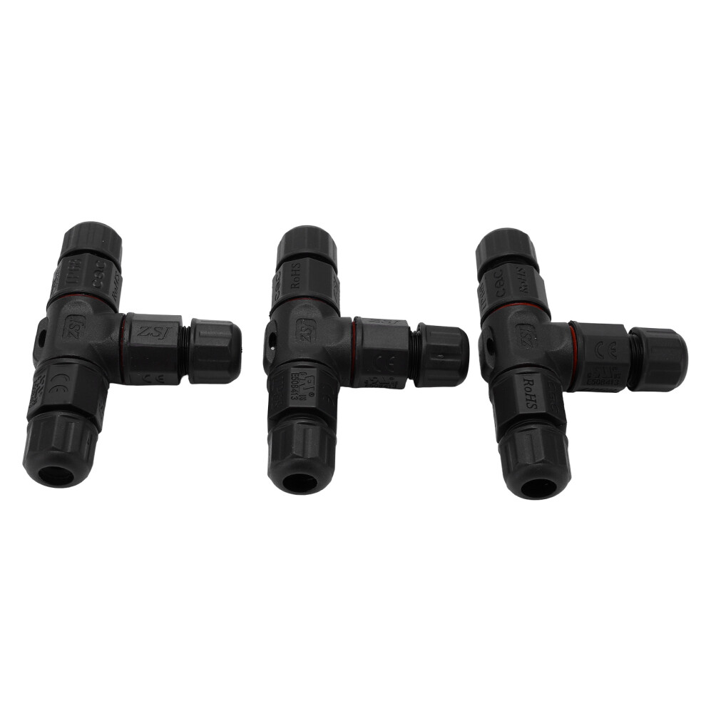 Ip68 Waterproof 3 Way Wire Connector 3 Pack 4 Core Junction Box 4021340077572