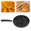 3-Tassen-Eier-Hamburgerpfanne, Eisen, bequemer Griff. 6