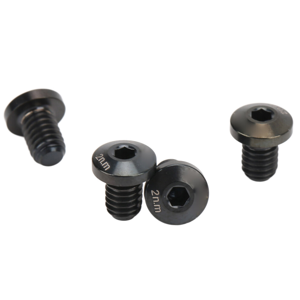 4Pcs Titanium Alloy Road Bike Brake Screws Rt060 Durable Rustproof Black 9391340079995