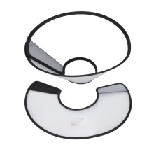 Adjustable Pet Cone Collar for Dogs & Cats – Transparent, Post-Surgery Protection