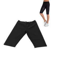 Damen Sauna Shorts Atmungsaktiv Streckbar Damen Schlankmachende Kompressionsleggings für Workout, Laufen, Wandern, L/XL