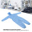 Mono de protección universal antiestático con capucha, azul XL 11