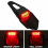Luz trasera de guardabarros 32x10x4.5cm Negro/Rojo 8