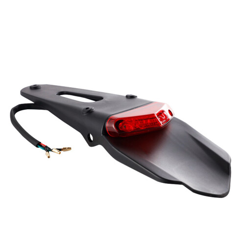Luz trasera de guardabarros 32x10x4.5cm Negro/Rojo 2