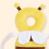 Säuglings-Schutzpad 15x33cm PP-Baumwolle Gelb 12