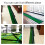 Indoor Green Grass Golf Putting Mat Ball Return 8
