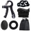 5Pcs Hand Grip Strength Trainer Set Silicone Black, 360g 2