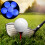 6PCS Synthetic Rubber LED Luminous Golf Ball 4