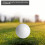 6PCS Synthetic Rubber LED Luminous Golf Ball 12