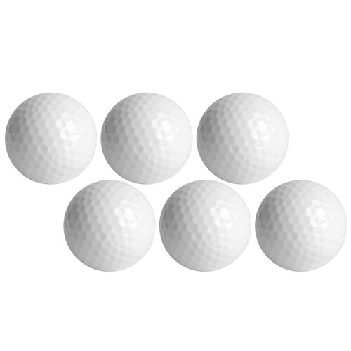 6PCS Synthetic Rubber LED Luminous Golf Ball 1