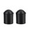 2pcs Double Bass Endpin Rubber Tip Stopper Black 1