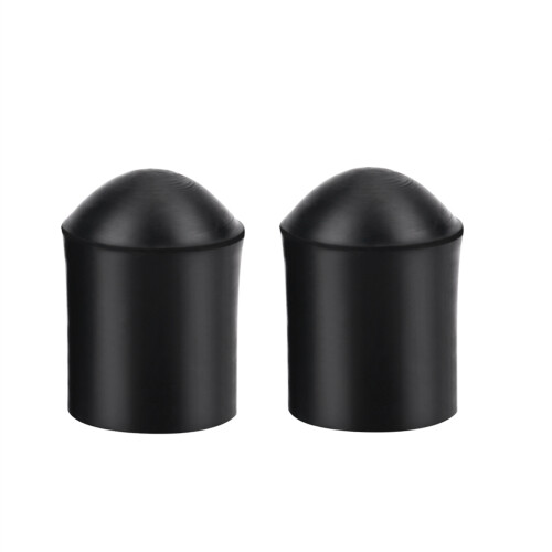 2pcs Double Bass Endpin Rubber Tip Stopper Black