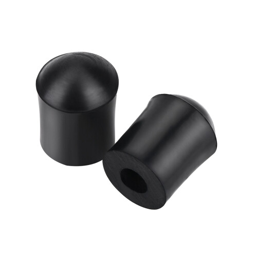 2pcs Double Bass Endpin Rubber Tip Stopper Black 1