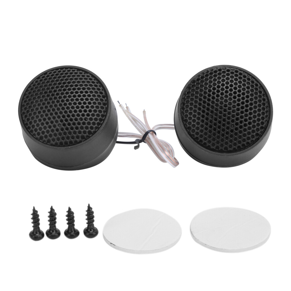 1 Pair Dome Tweeter Speaker High Efficiency Clear 9121376513350