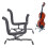 Floor Foldable Violin Stand Metal and Sponge H 12