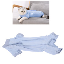 XS Cat Recovery Suit Breathable Surgery Wear for Abdominal Wounds