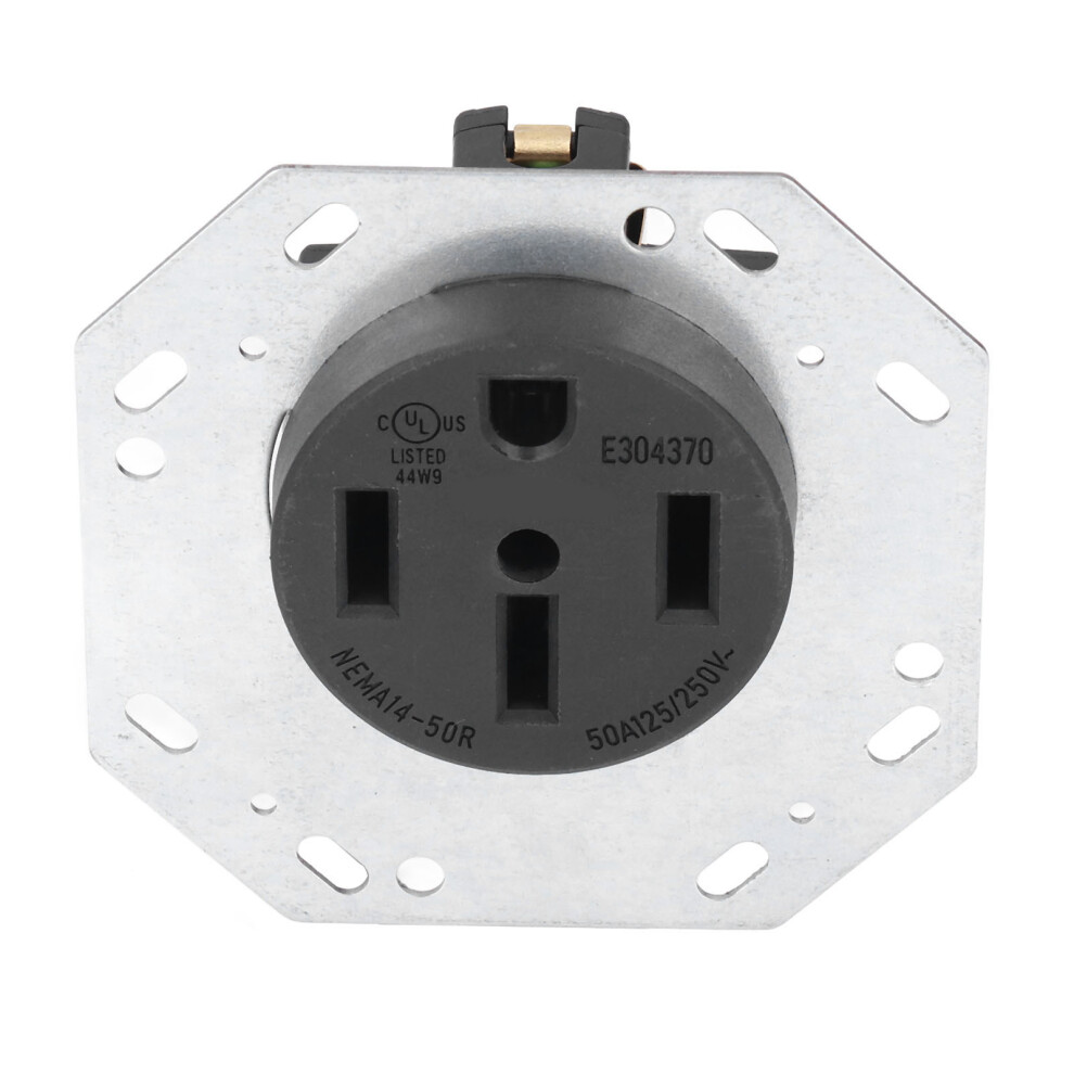 L14â50R 50A Industrial Outlet Socket, Brass Contacts, Pa66 Shell 9401340096417