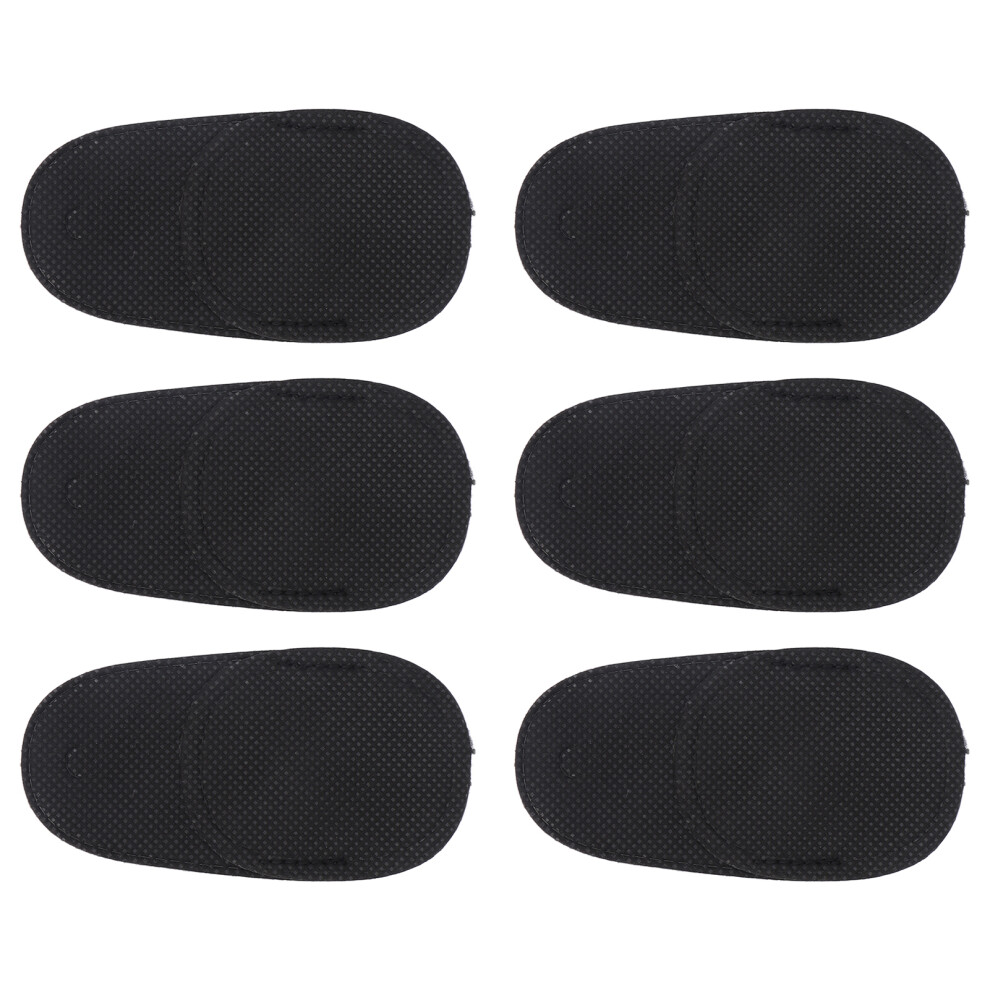 Black 6Pcs Glasses Eye Patch For Lazy Eye Correction - Medium Size