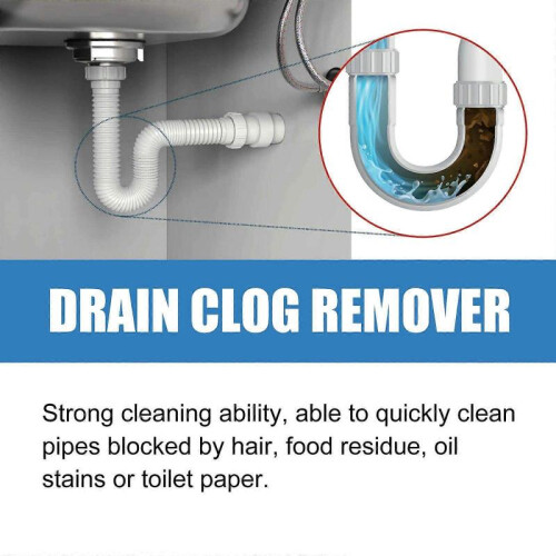 Pipe Cleaning Tablets - Powerful Deodorizing & Decontaminating Effervescent Tablets for Kitchen & Bathroom Clogs 2
