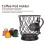 Portacapsule per caffè in ferro grande 25-30 capsule nero 6