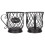 Portacapsule per caffè in ferro grande 25-30 capsule nero 5