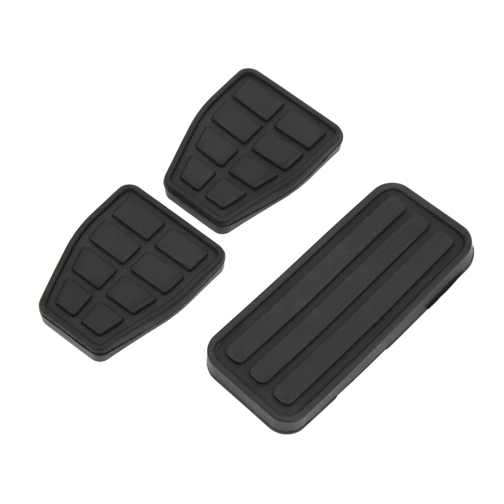 Durable 3Pcs Clutch Brake Accelerator Pedal Cover For T4 Transporter Black 8431340102758