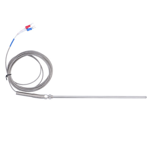 Termocupla de tipo K, con sonda, 200mm, 3m, 0-400, SS 2