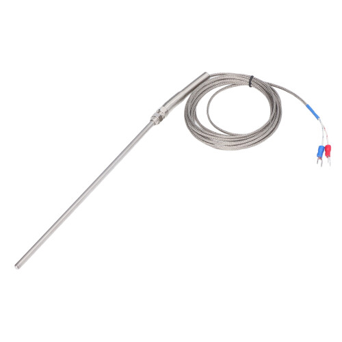 Termocupla de tipo K, con sonda, 200mm, 3m, 0-400, SS 1