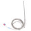 Termocupla de tipo K, con sonda, 200mm, 3m, 0-400, SS 15