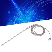 Termocupla de tipo K, con sonda, 200mm, 3m, 0-400, SS