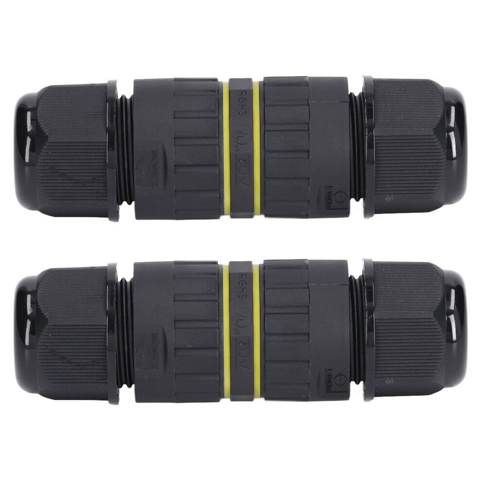 Waterproof M25 Junction Box Connector 2 Pack Garden 4 Core Ip68 Electrical 6901340105834