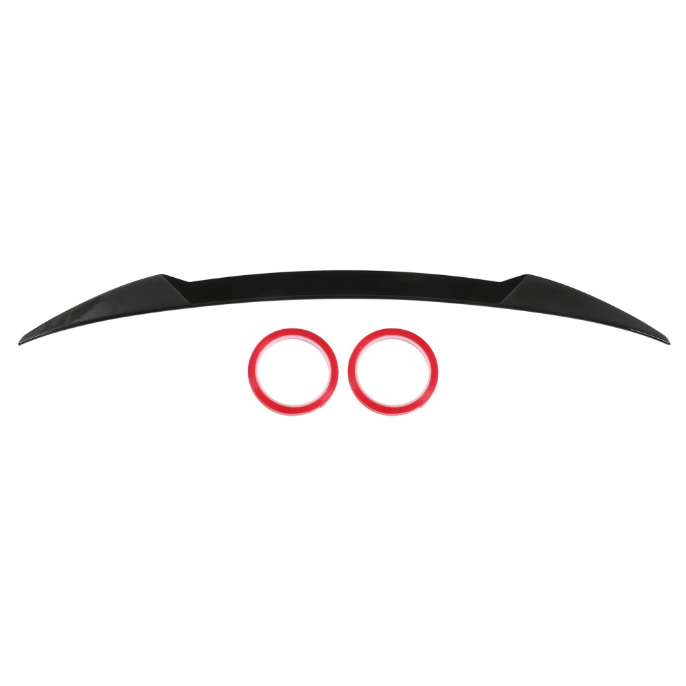 Rear Trunk Spoiler Glossy Car Modification Black 9121376517358