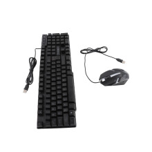 T-WOLF TF800 Gaming Essentials: Backlit Keyboard Mouse Headset Pad