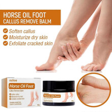 Horse Oil Foot Care Cream, Repair Heel Peeling Anti-Cracking Moisturizing Foot Care Cream