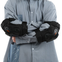 2pcs Motorcycle Elbow Guards, Black, Free Size, High Strength Safety Gear