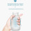 Extractor de leche manual de silicona ajustable blanco 7