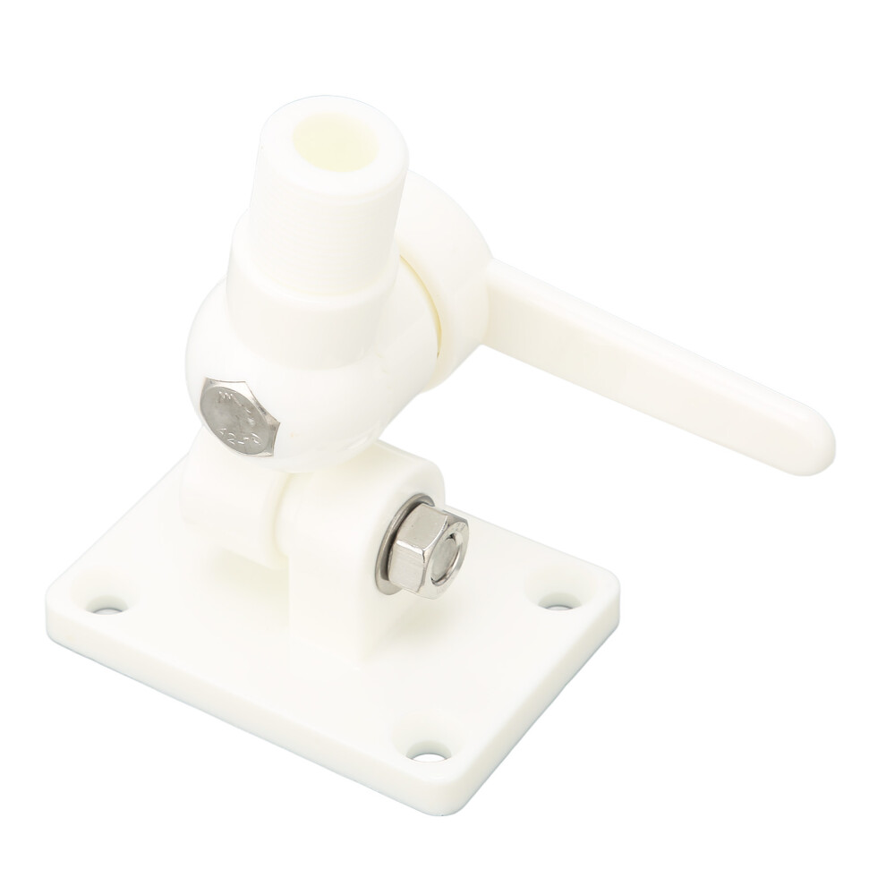 Easy Install Nylon Antenna Ratchet Mount - Fits 1In Thread Antennas 7681340113945