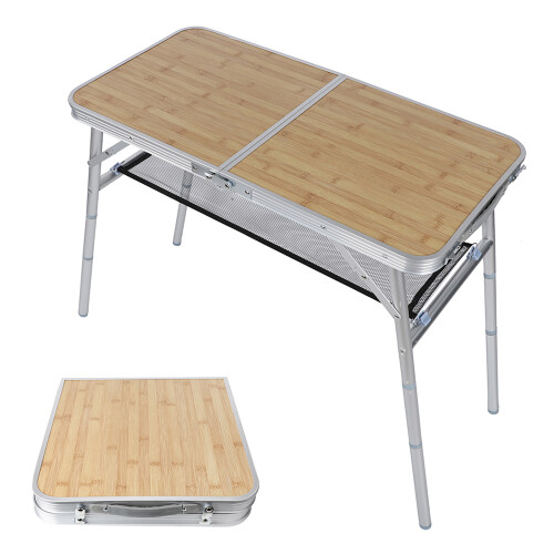 Aluminum Alloy Outdoor Camping Folding Table BBQ