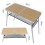 Aluminum Alloy Outdoor Camping Folding Table BBQ 10
