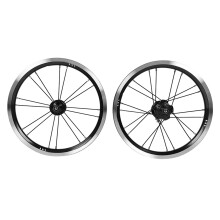 Folding Bike 9 Teeth 14 Inch Wheel Set Alloy Rims