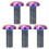 5pcs / Pack Titanium Alloy M5*12 Bicycle Water 1