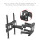 TV Stand with Bracket Height Adjustable Table Top TV Stand 3