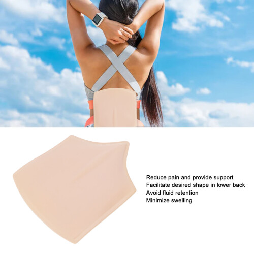 Liposuction Back Board Foam, Soft Breathable, 32x23.5cm Stable Post-Surgery Support 2