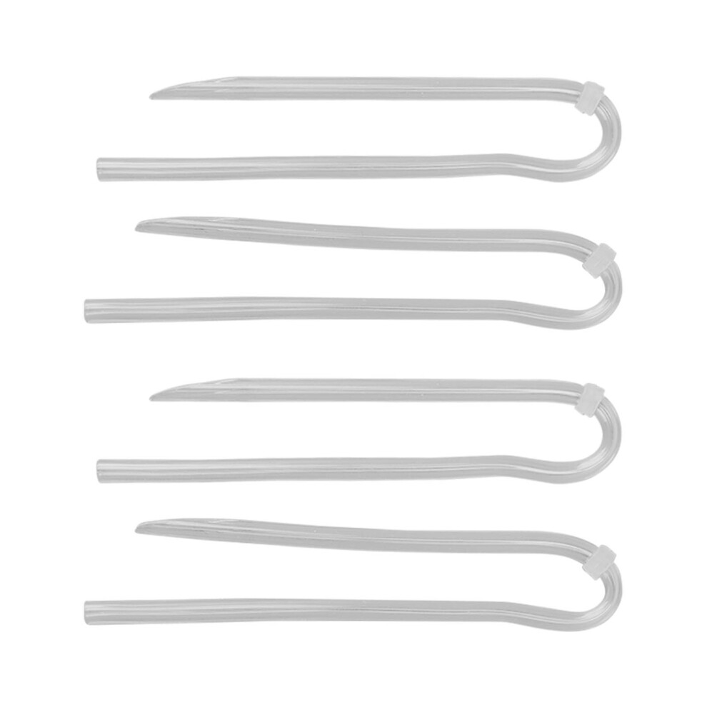 Preformed PVC Hearing Aid Tubes 4pcs, 3.5mm OD, 2mm ID Replacement