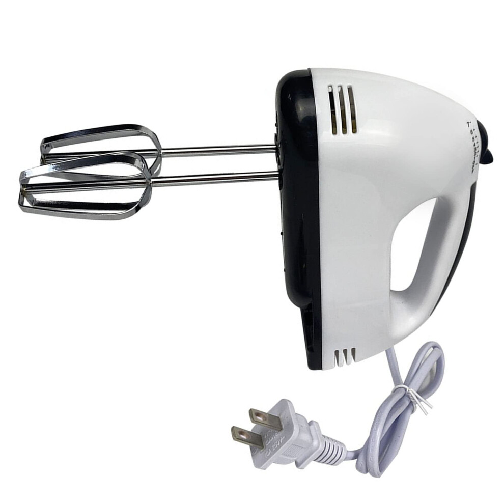 Hand Mixer Electric Handheld with 7 Speed Settings, 4 Stainless Steel Whisks, Perfect for Mixing Dough, Cake, and Cream-image-OPC-PJK7THN-NEW